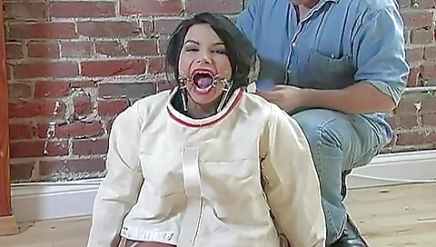 Wide Spider Gag With Straitjacket