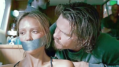 Jessica Alba - Tape Gagged Hd