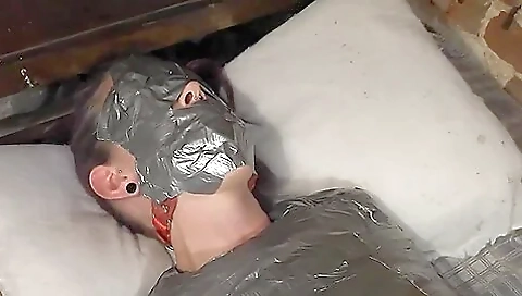 Mumification And Blindfold With Duct Tape Mumification And Blindfold With Duct Tape