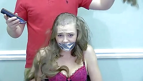 Brunette Slave Headshaved - Teaser Video Brunette Slave Headshaved - Teaser Video